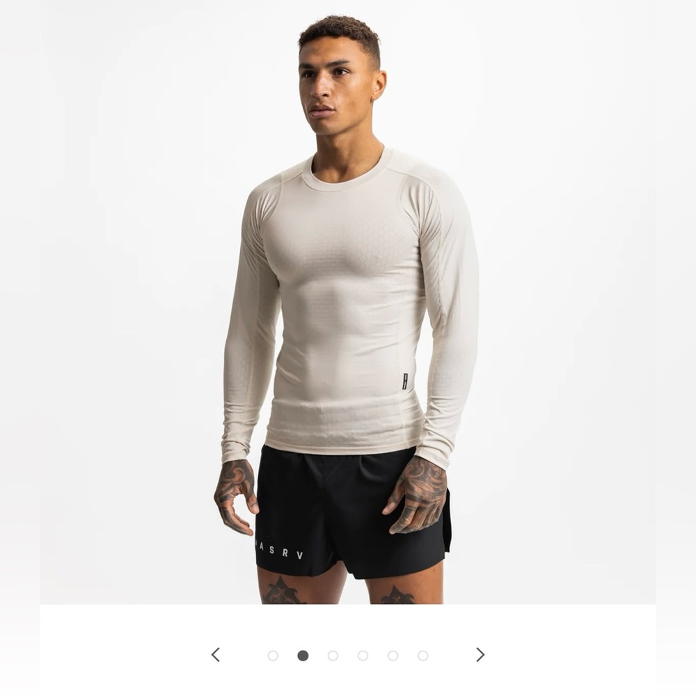0606. ASRV X OUTLAST® PHASE-CHANGE LONG SLEEVE - IVORY CREAM